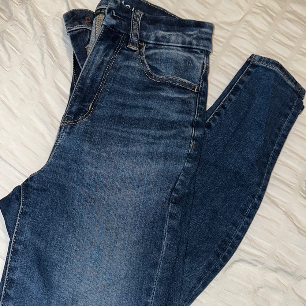 American Eagle Outfitters Blue Skinny Jeans
